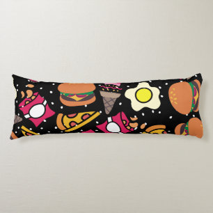 Food Pattern Body Pillow