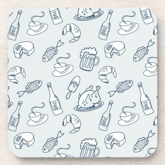 Food Pattern Coaster (Front)