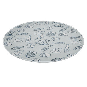 Food Pattern Cutting Board