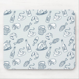 Food Pattern Mouse Pad