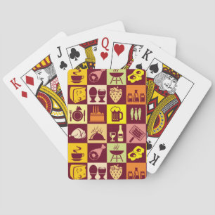 Food Pattern Playing Cards