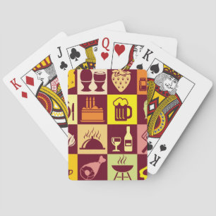 Food Pattern Playing Cards