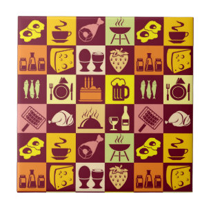 Food Pattern Tile
