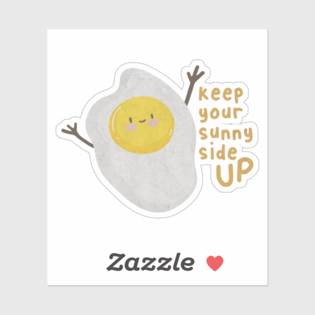 Food Pun: Keep Your Sunny Side Up (Sheet)