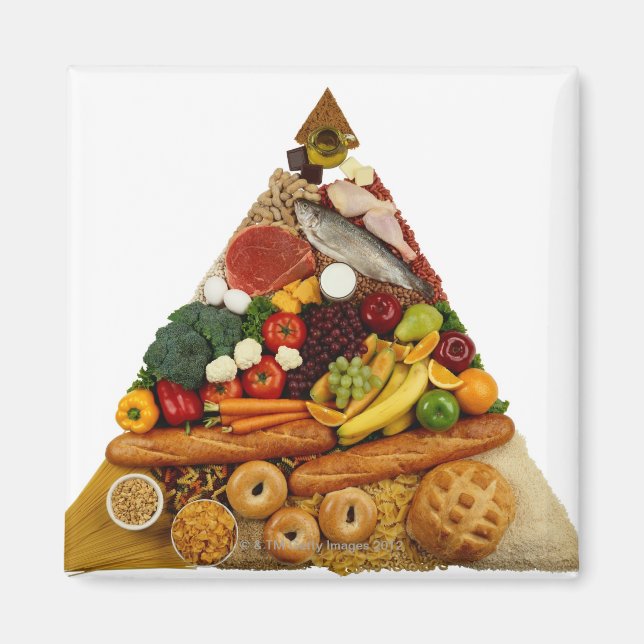 Food Pyramid Magnet (Front)