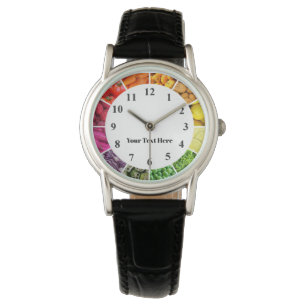 Food Rainbow Clock - Healthy Eating Fruit and Veg Watch