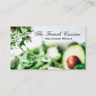 Food Restaurant Salad Chef Business Card