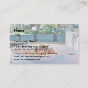 Food Restaurants Business Card