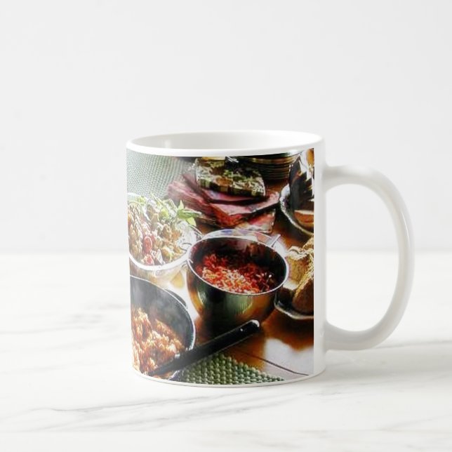 Food Salmon Coffee Mug (Right)