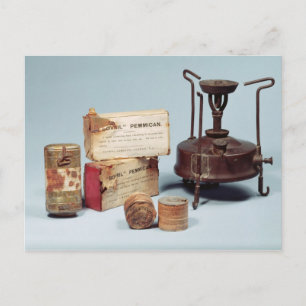 Food taken on Scott's Antarctic expedition Postcard