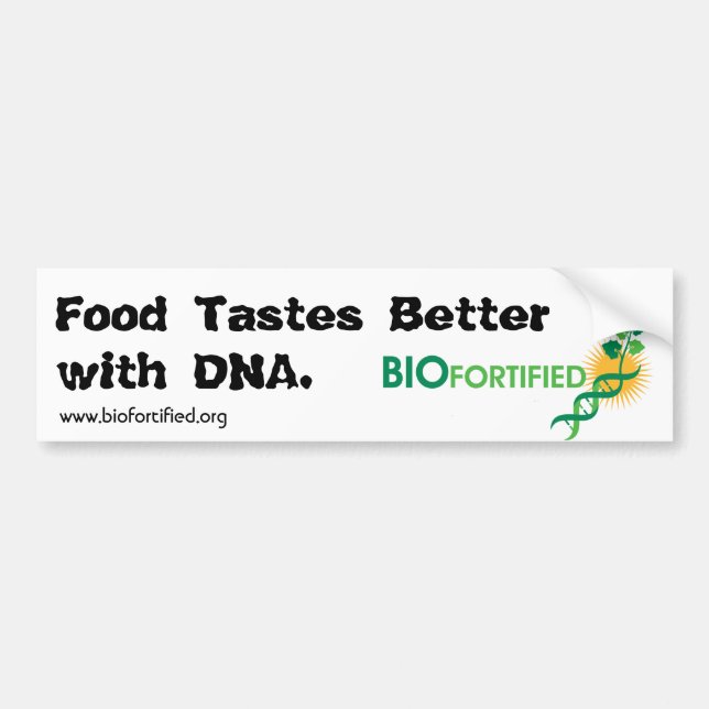 Food Tastes Better Bumper Sticker (Front)