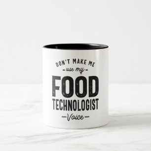 Food Technologist Job Occupation Two-Tone Coffee Mug
