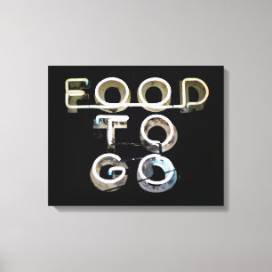 Food To Go Canvas Print