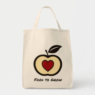 Food to Grow Logo, Budget Tote Bag