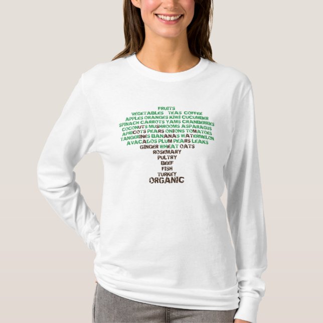 Food Tree Organic Planet Shirts (Front)