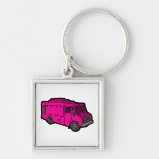 Food Truck: Basic (Pink) Keychain