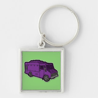 Food Truck: Basic (Purple) Keychain