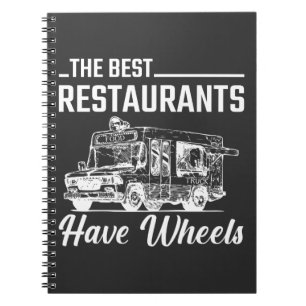 Food Truck Festival Restaurant Street Food Lover Notebook