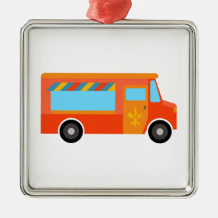 Food Truck Metal Ornament