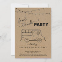Food Truck Party Birthday Graduation etc