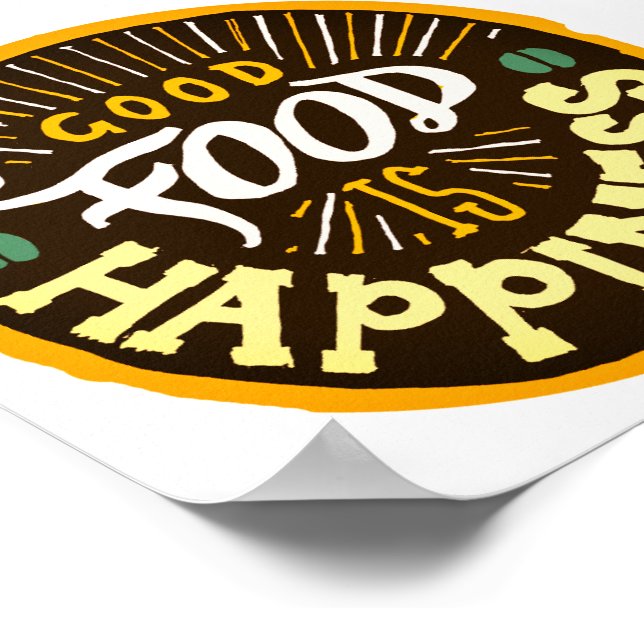 FOOD TYPOGRAPHY POSTER (Corner)