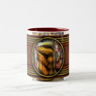 Food - Vegetable - A jar of pickles Two-Tone Coffee Mug