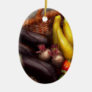 Food - Vegetables - From mother's garden Ceramic Ornament