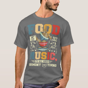 Food with Funny Food and Ramen with Asian food  T-Shirt