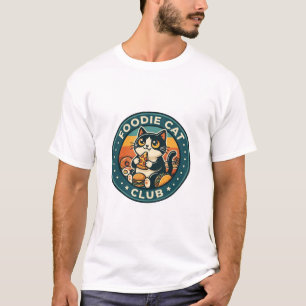 Foodie Cat Cute Kitty Design - Foodie Cat Club_1 T-Shirt