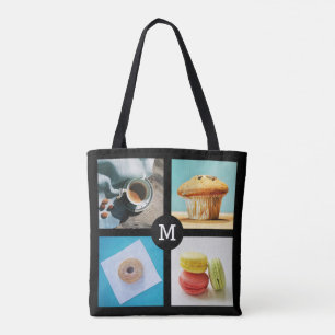 Foodie custom monogram bags