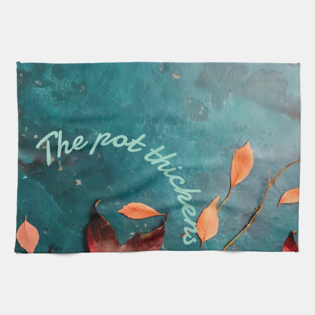 Foodie kitchen towel by Sommer Hamilton (Horizontal)