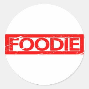 Foodie Stamp Classic Round Sticker