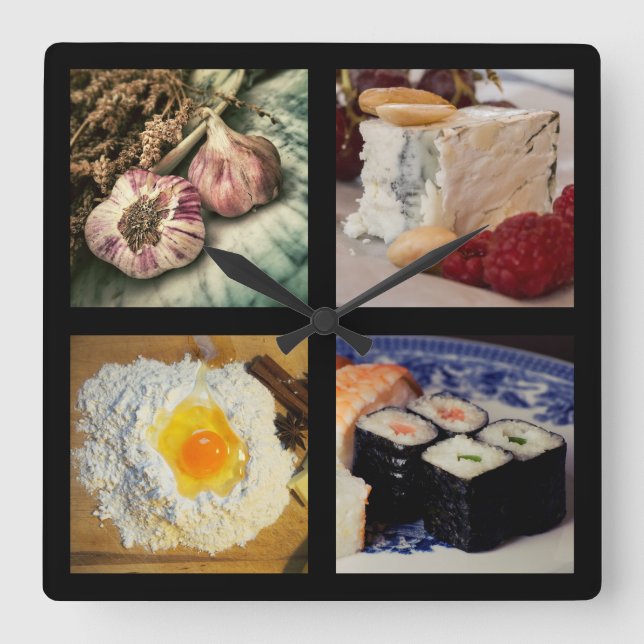 Foodie wall clock 2 (Front)