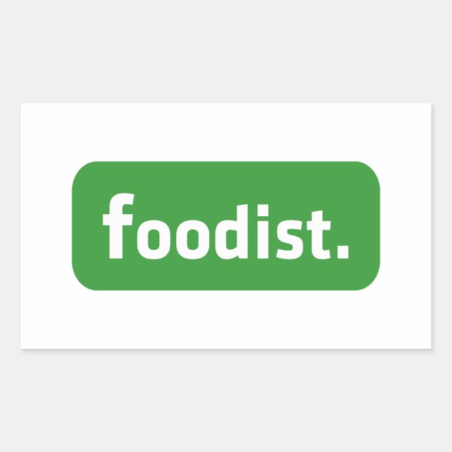 Foodist. Sticker (Front)