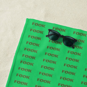 Fook beach towel