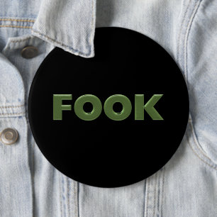 Fook black colossal button