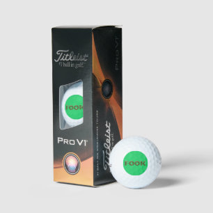 Fook green Titleist 2023 Pro V1 balles de golf 3 p