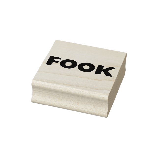Fook large rubber stamp no handle (Stamp)