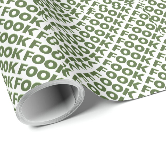 Fook white matte wrapping paper (Roll Corner)