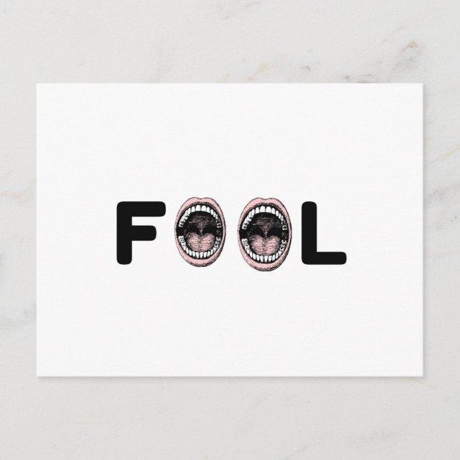 FOOL POSTCARD (Front)