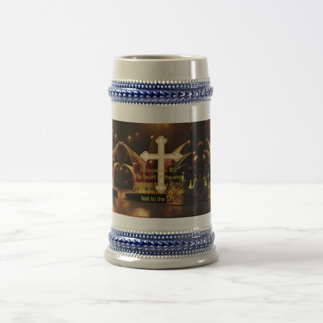 Fool vs Wise Beer Stein (Center)