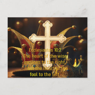 Fool vs Wise Postcard