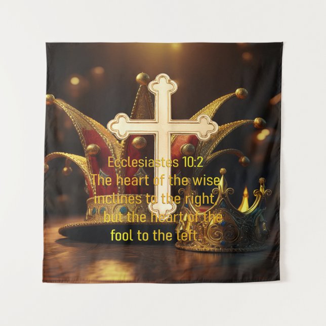 Fool vs Wise Tapestry (Front)