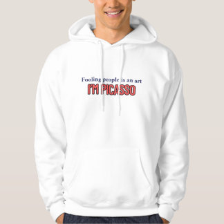 “Fooling People Is an Art” Funny Quote Men's  Hoodie
