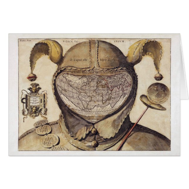 Fool's Cap World Map (Front Horizontal)