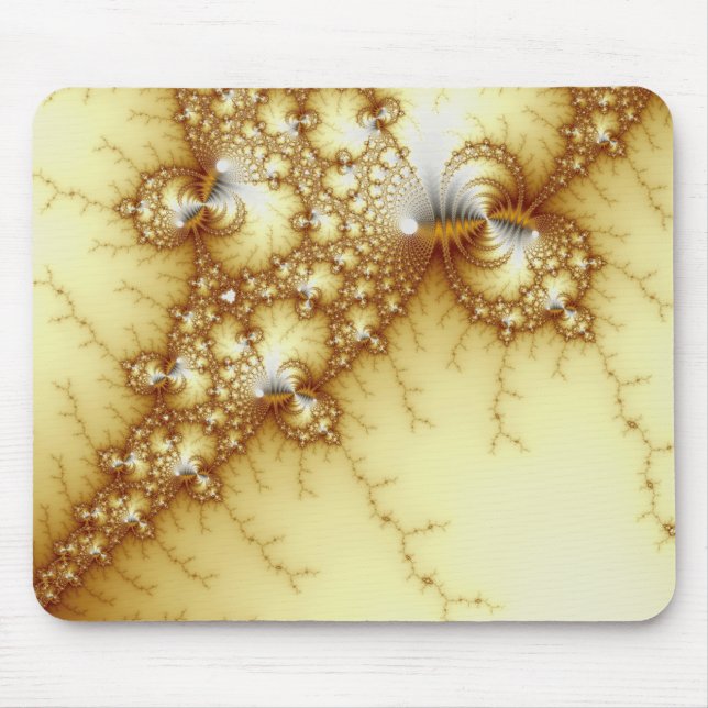 Fools Gold - Fractal Art Mouse Pad (Front)