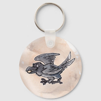 Fool's Gold Raven Keychain