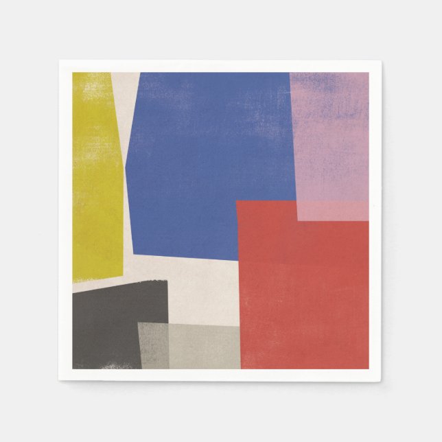 Foolscap - Modern Colorblocks Napkin (Front)