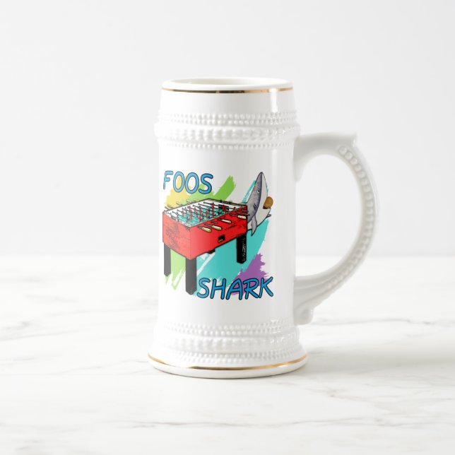 Foos Shark Beer Stein (Right)