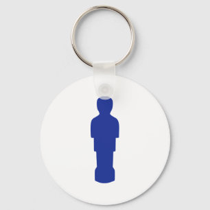 Foosball player keychain